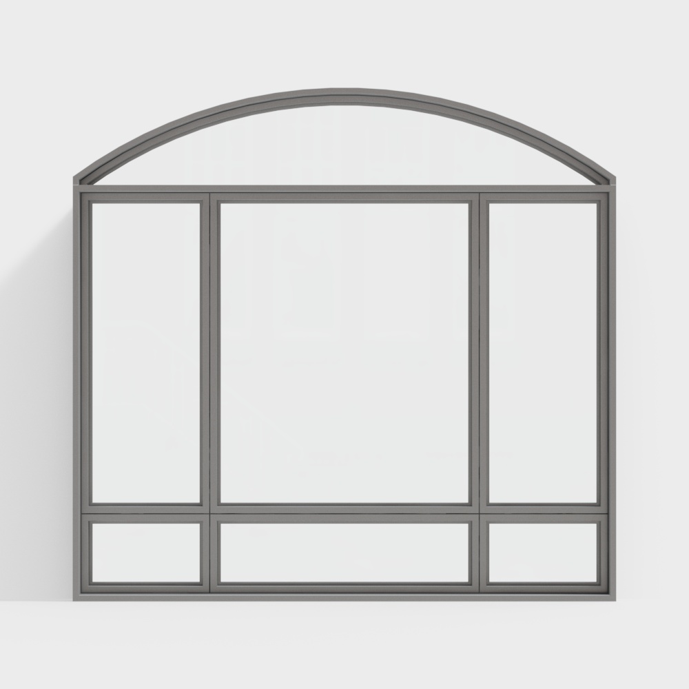 铝合金窗3D模型