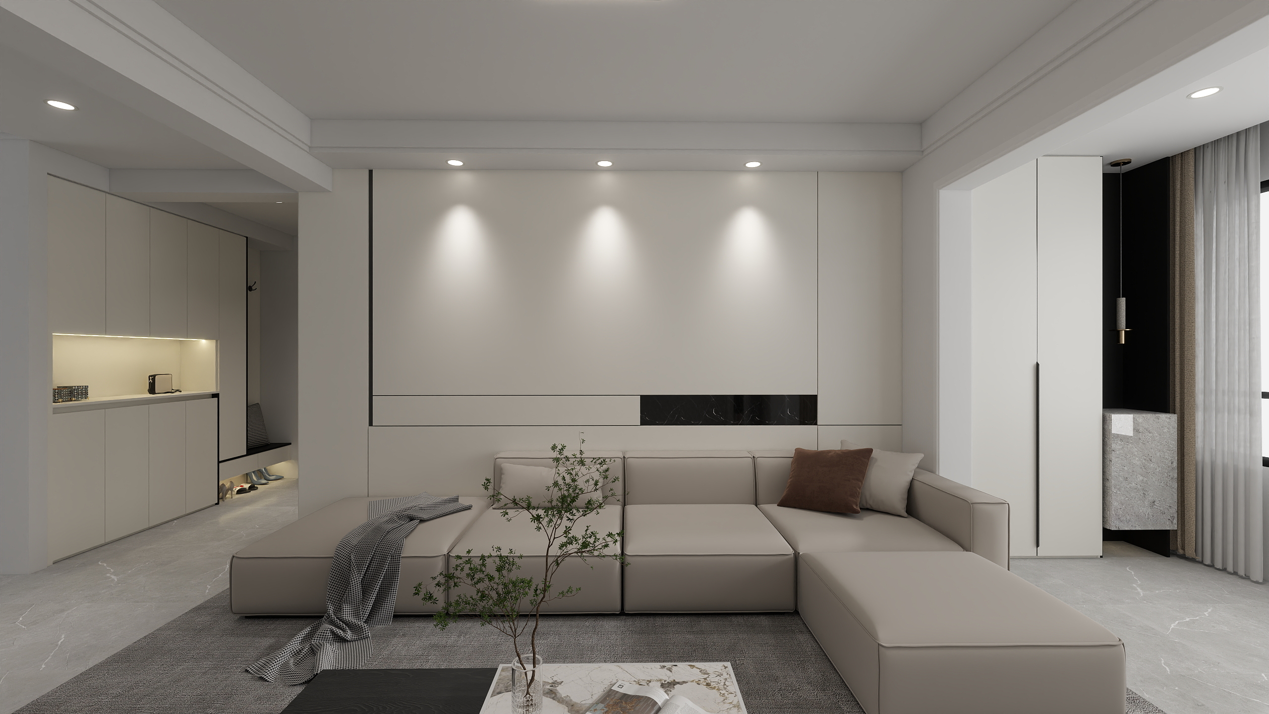 三翼鸟全案设计-沁园春5栋7-1，138㎡4室-装修设计方案