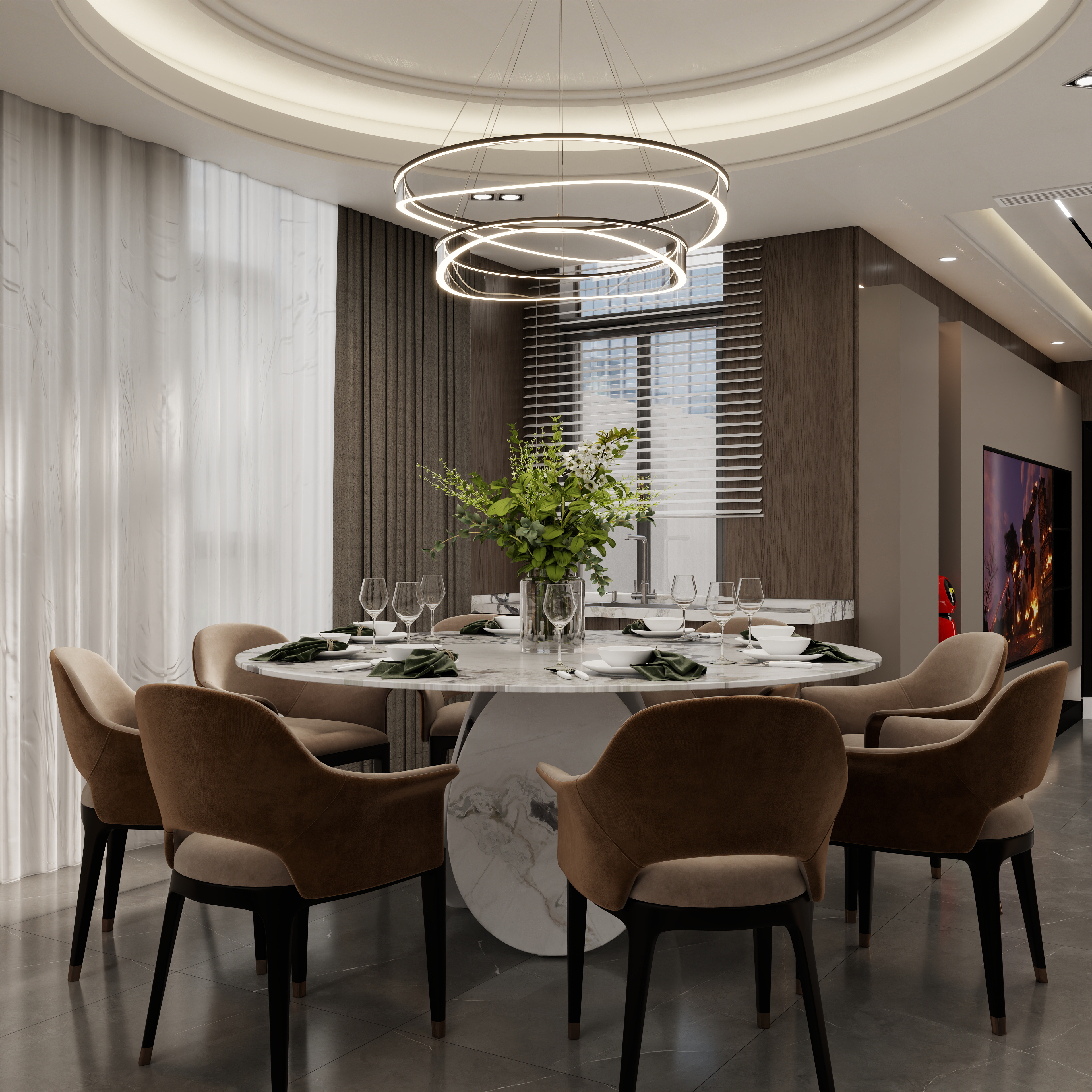 壹诺设计工作室-现代极简装修效果图