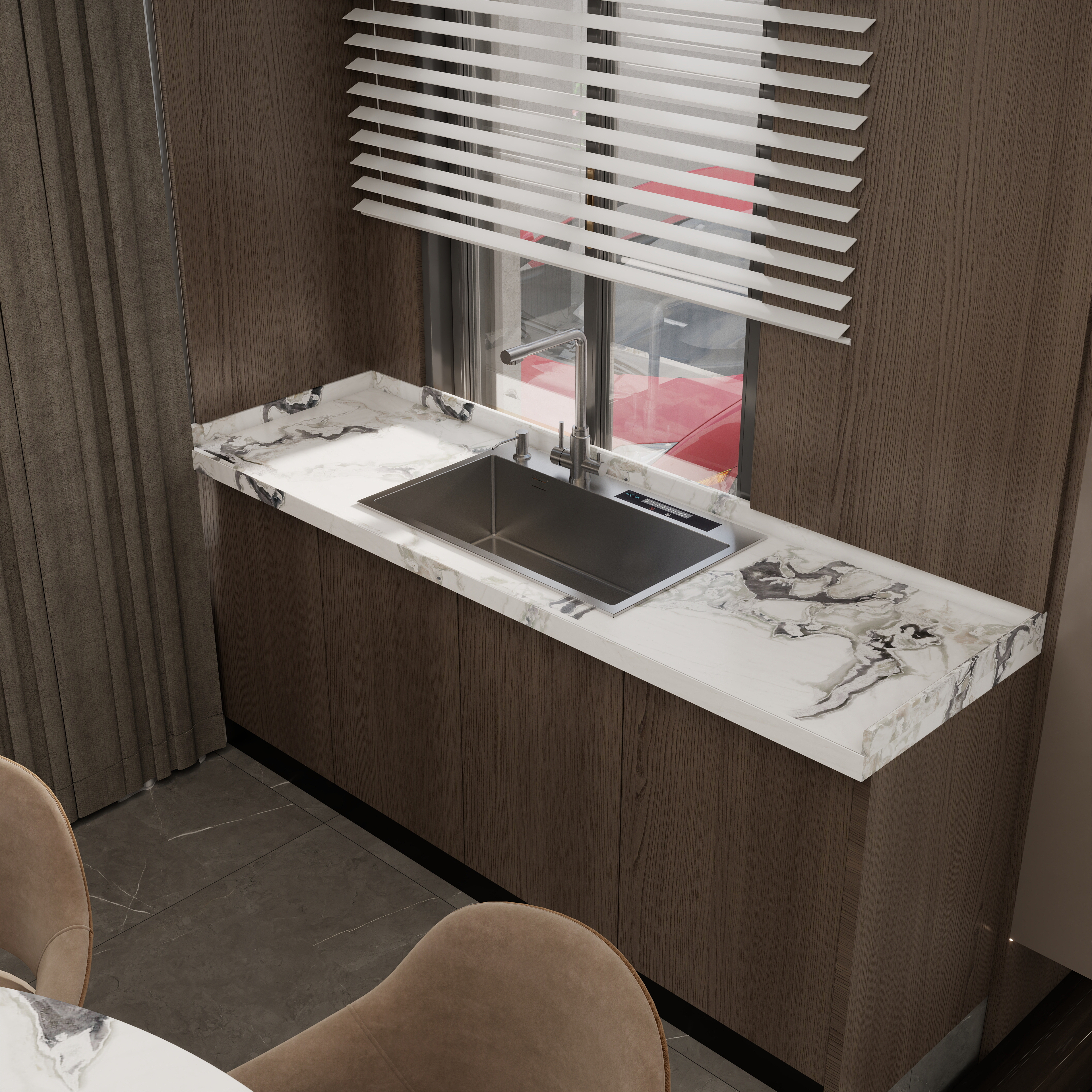 壹诺设计工作室-自建房-现代简约装修效果图