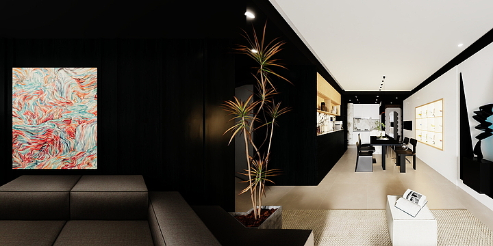 郭慧杰室内設計-德贤华府-装修设计方案