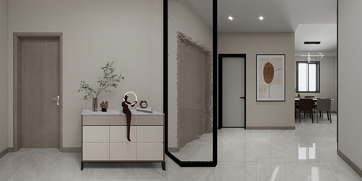 艺心装饰公司-锦泰小区-125-公共-装修设计方案