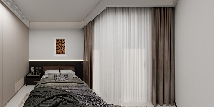 金城装饰设计师-揽月府2-1-802 意式-装修设计方案