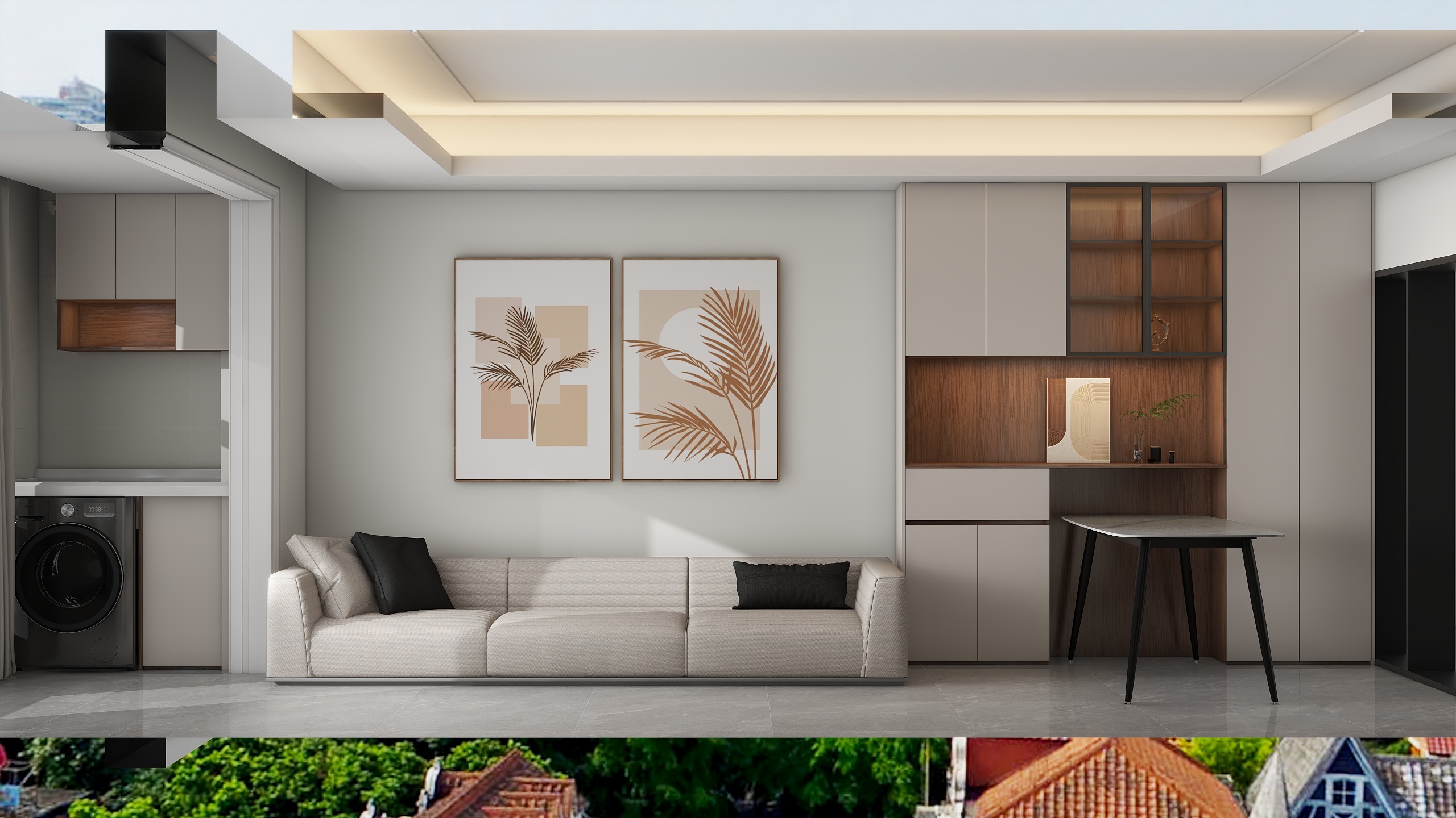 柏妮雅全屋定制-中南春风南岸69㎡2室-装修设计方案