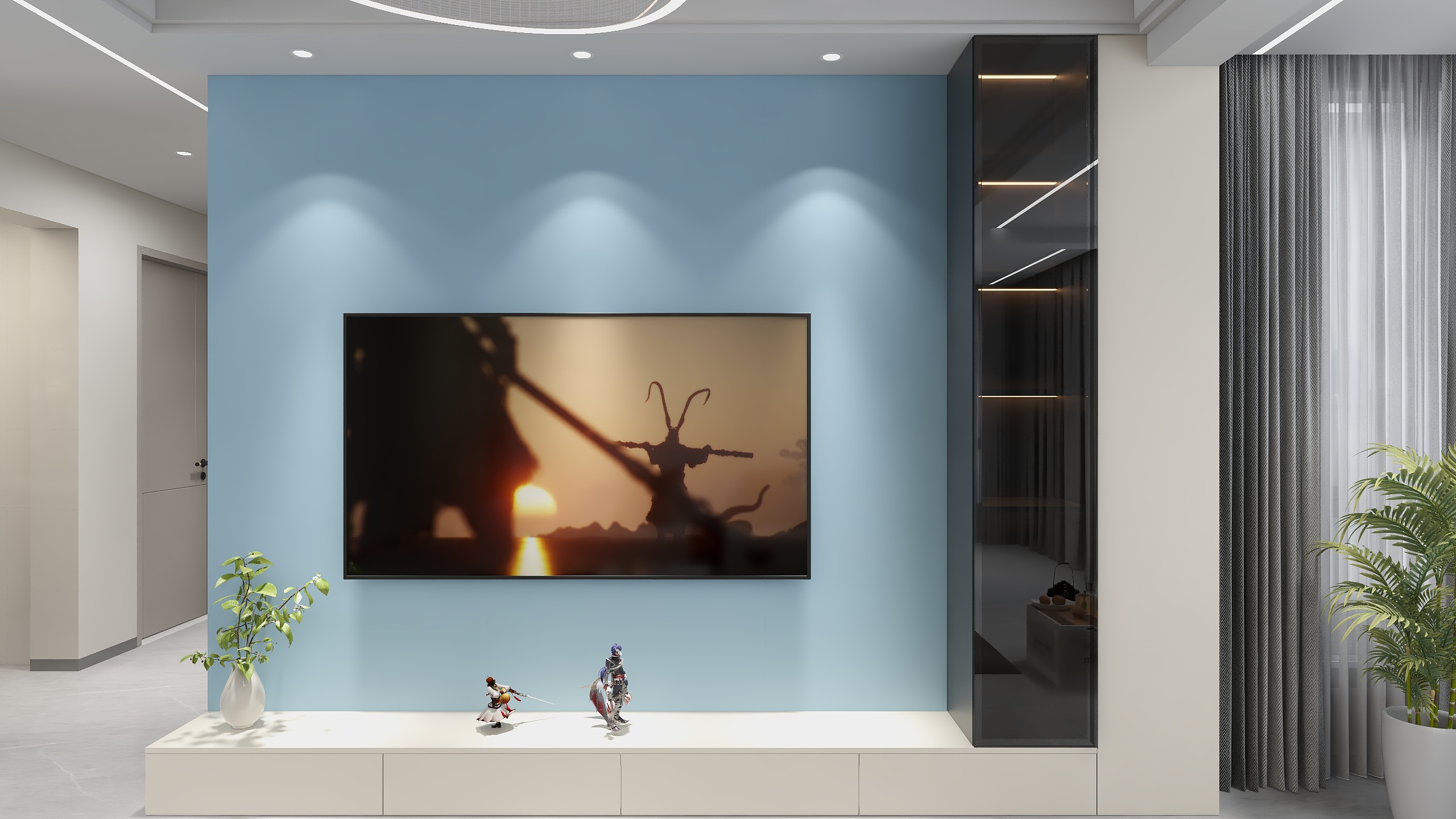 凡泽-133㎡5室装修效果图