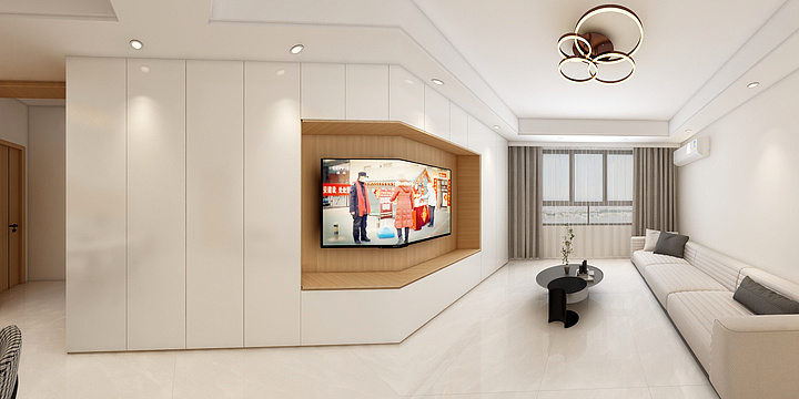 设计施工彭永生-奥体首府1503方案2-装修设计方案