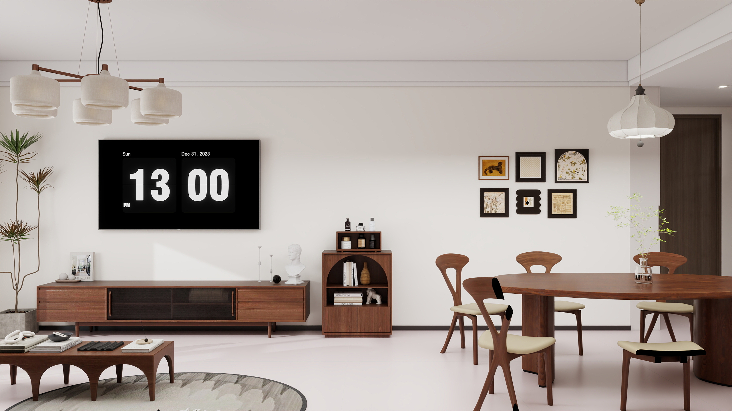 写艺-中兆城南府115平米，三房两厅两卫户型精装样板房-副本-装修设计方案