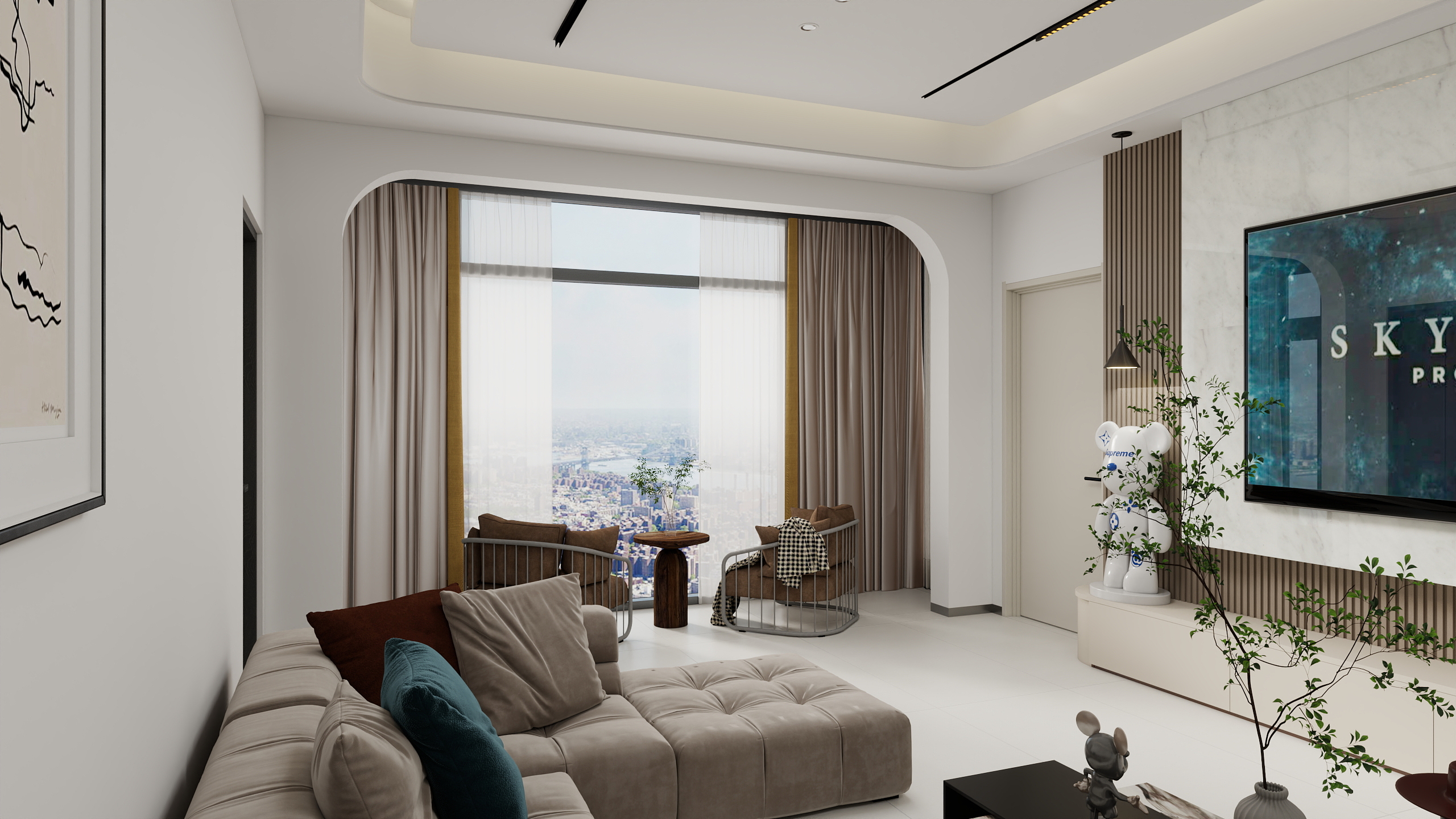 设计师侯大大-镇雄以勒李总自建房效果图定制-装修设计方案