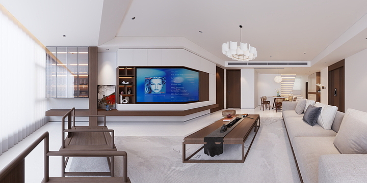 磐石设计I钟永奎-仟坤天朗3期-中古-1.7-装修设计方案