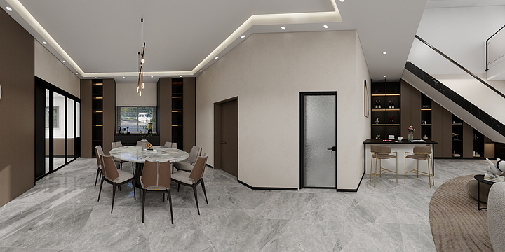 九酒..-意式2层-装修设计方案