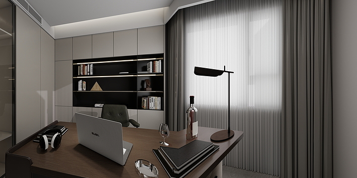 魔方装饰设计师杨敏-杨敏  锦江新城2.13-副本-柜子-装修设计方案