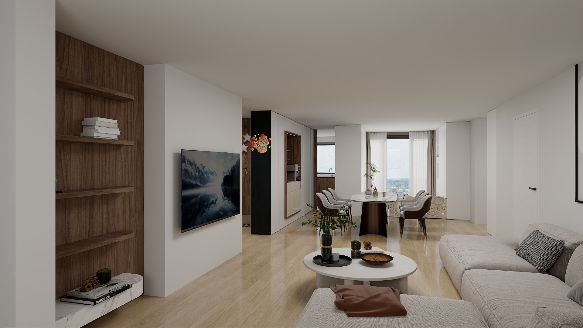 打游戏不lFWB-125㎡3室-装修设计方案