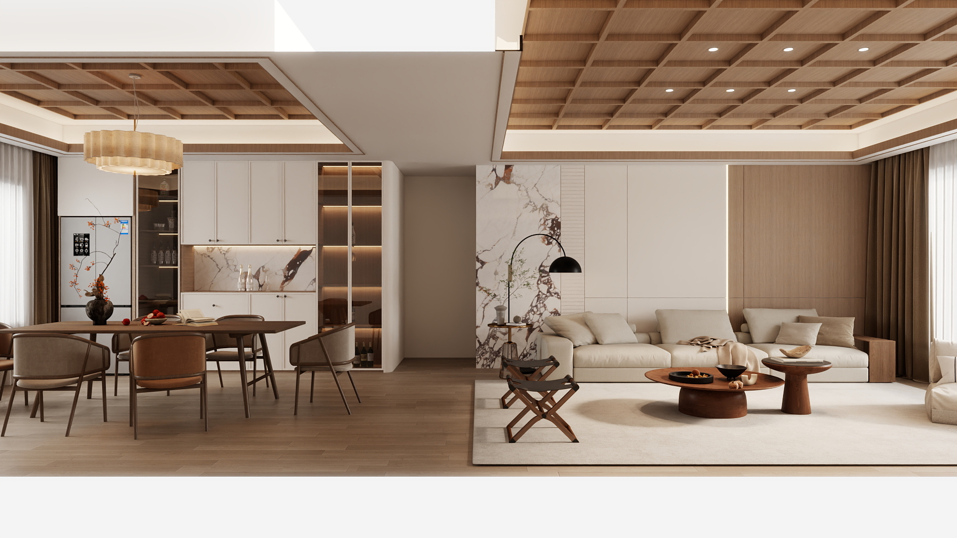 臣工装饰王亚东-北欧风客餐厅-副本-装修设计方案