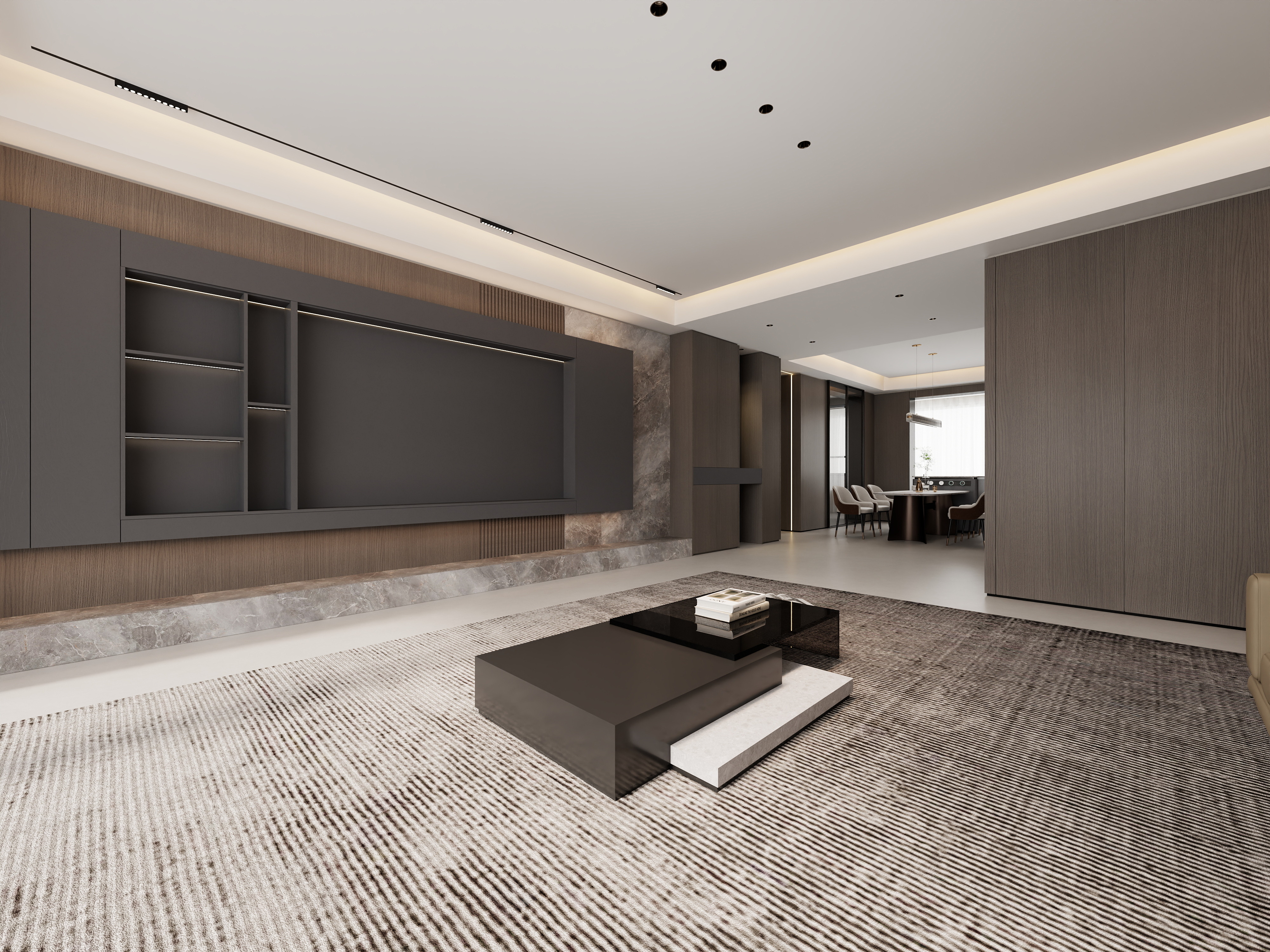 西安设计师汤汤-A-荣民捌号240平-意式极简-装修设计方案