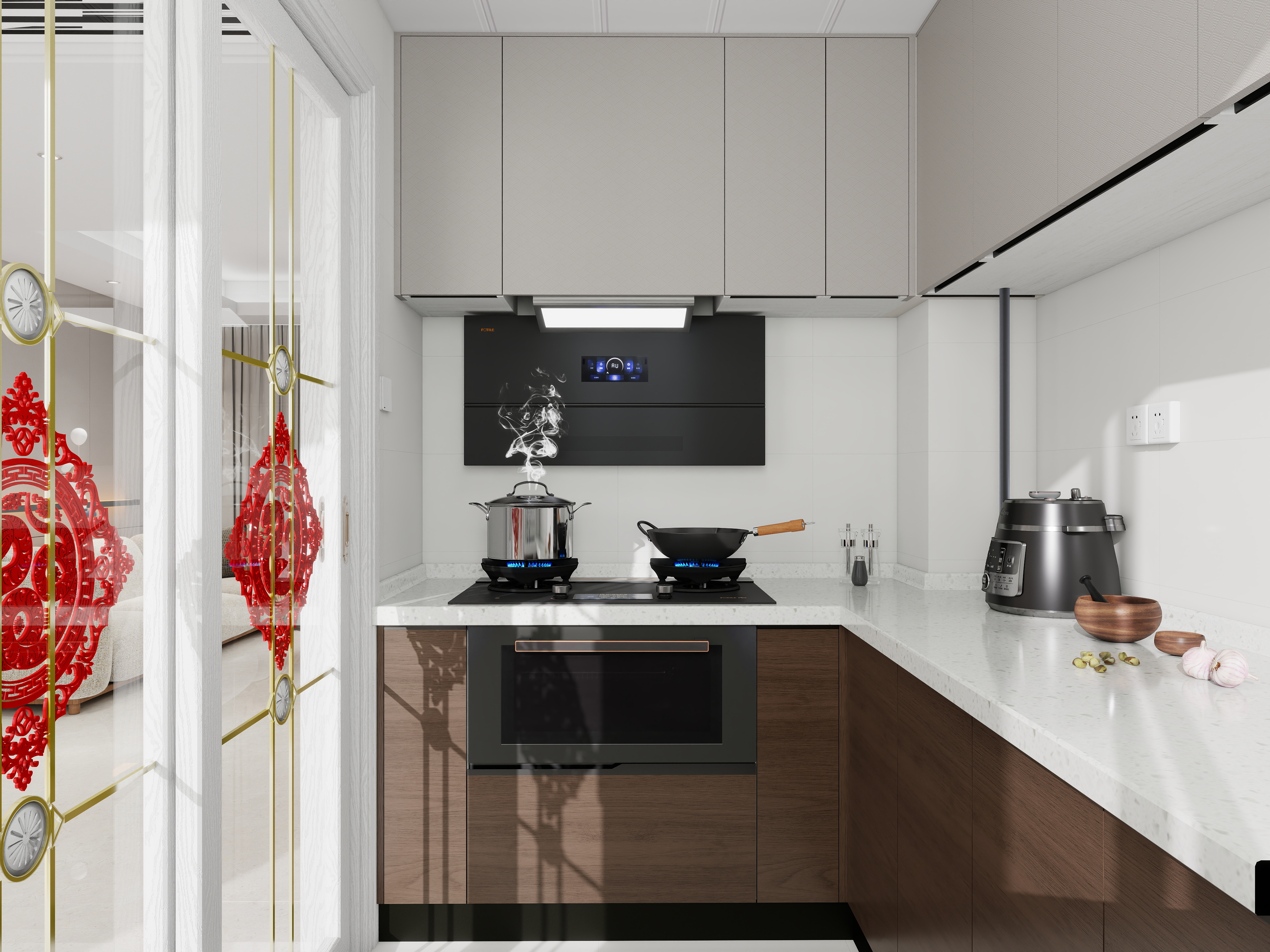 苏北-蚌埠-宿州市光彩大市场方太体验店-刘婉茹-汴河小镇和丰苑14-1-701-装修设计方案