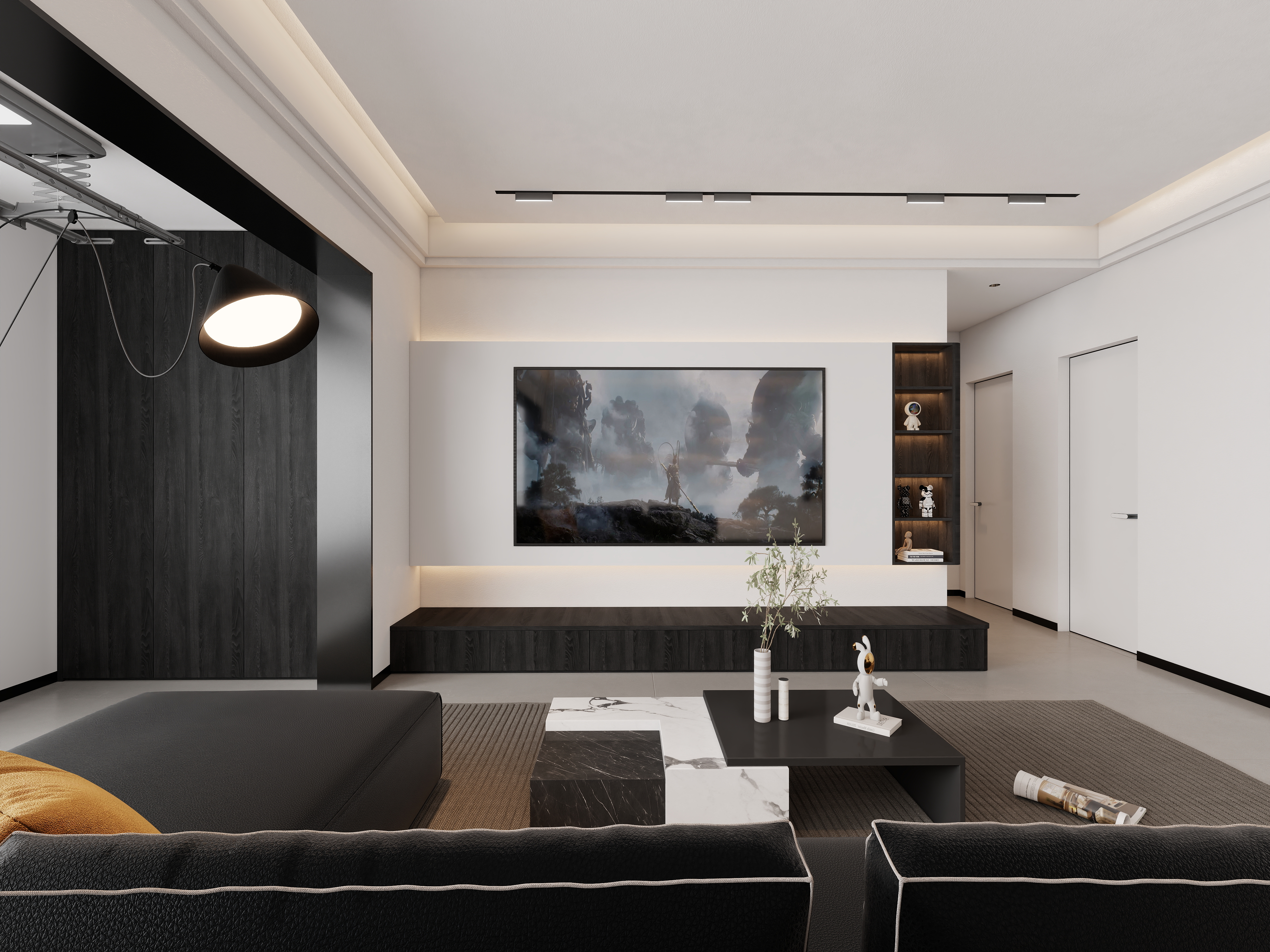 励志成为3d高手-125㎡4室-装修设计方案