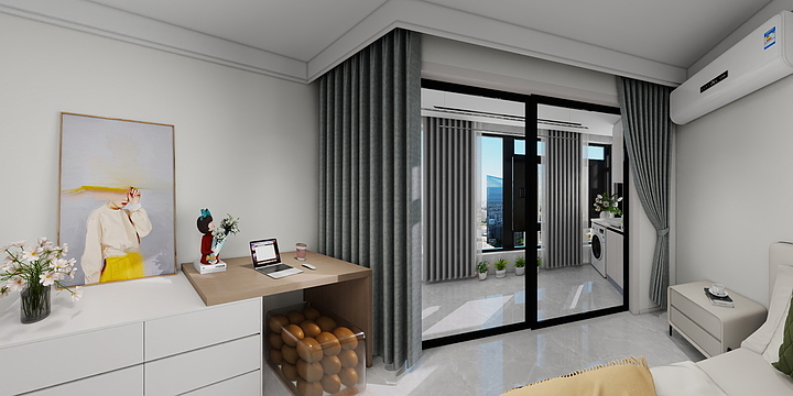 尚合建筑空间设计-海澜湾7-2904室-装修设计方案