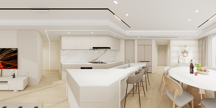 瑶宝瑶-奶油风-装修设计方案