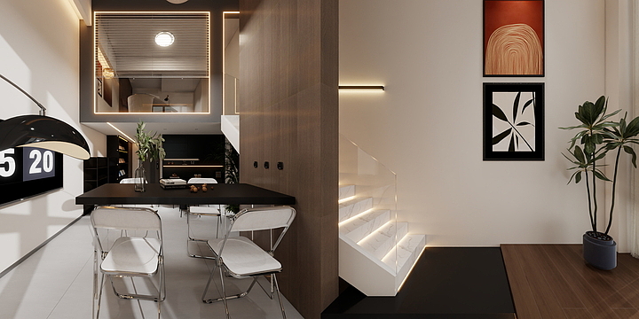 坔白设计白诗梦-坔白工作室设计.dwgx效果图-装修设计方案