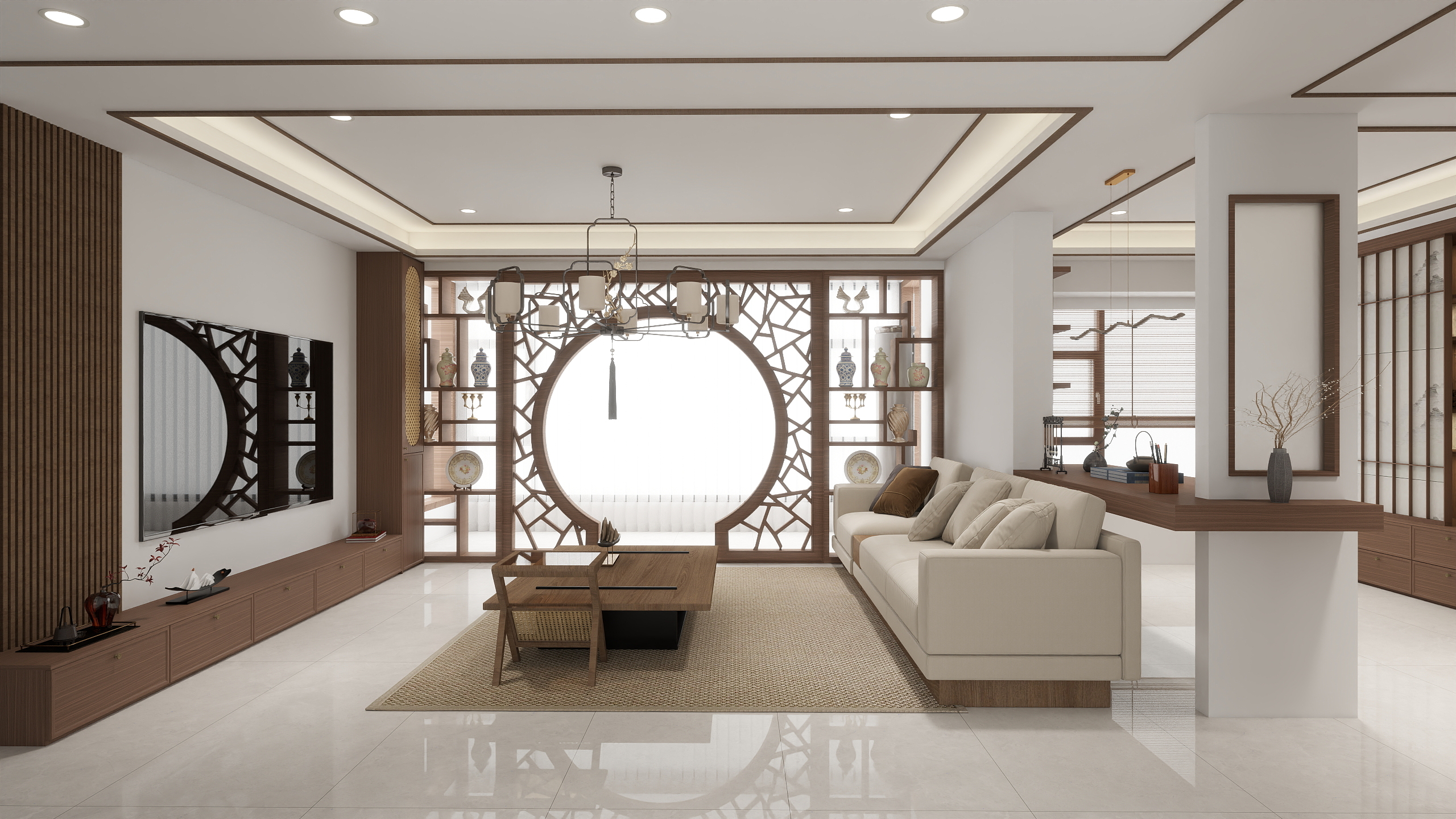 三翼鸟全案设计-148㎡4室装修效果图