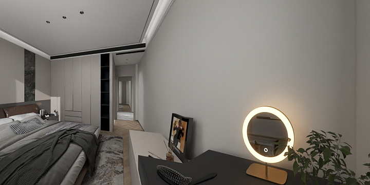 吴浓-1号楼奇数西边户型-装修设计方案