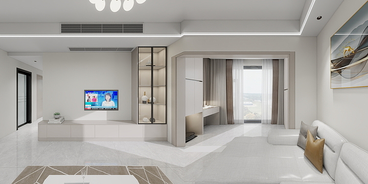 设计施工喻劲松-龙郡66-9-1102-装修设计方案