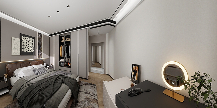 吴浓-1号楼奇数样板间-装修设计方案