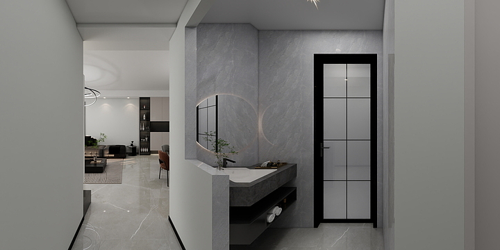 小蒋丨装饰设计-圣明国际二期刘先生-装修设计方案