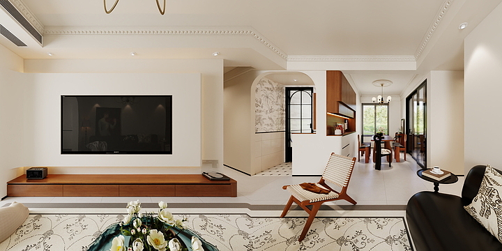 芝芝.-岚溪雅院-装修设计方案