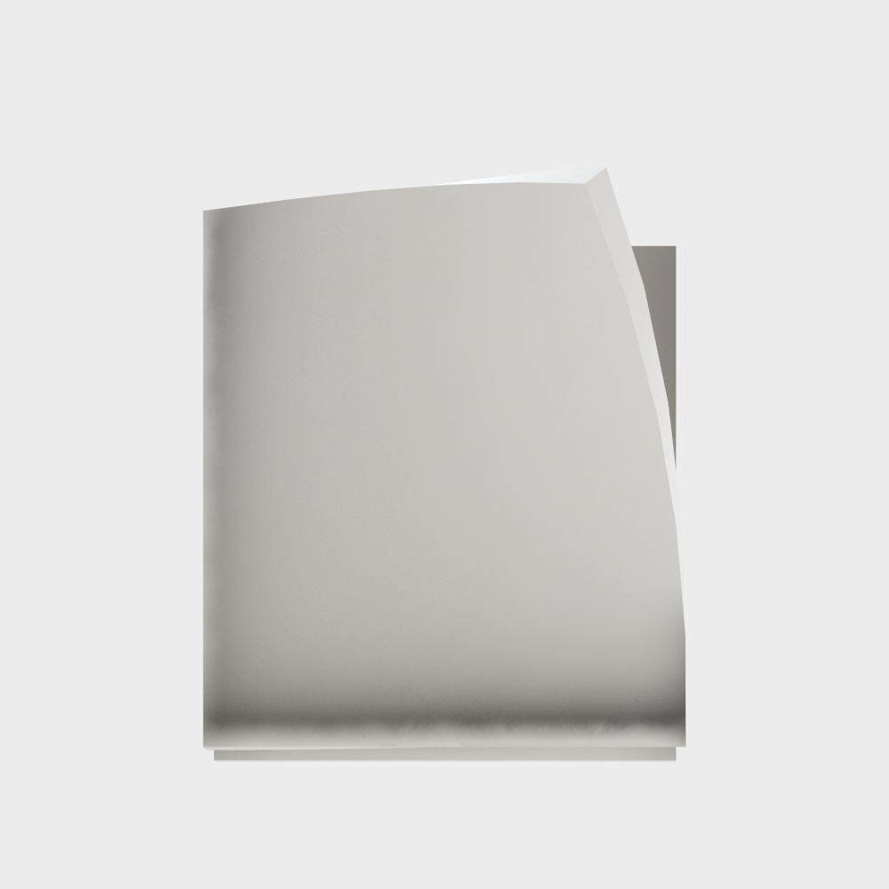 奶油风壁灯3D模型