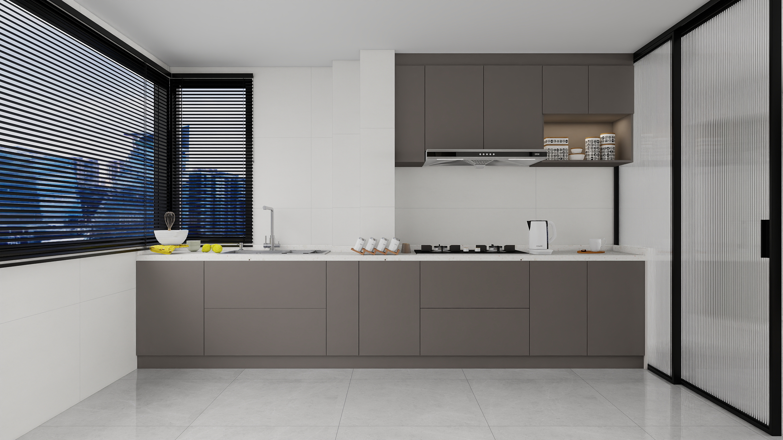 李林-现代简约120㎡3室装修效果图