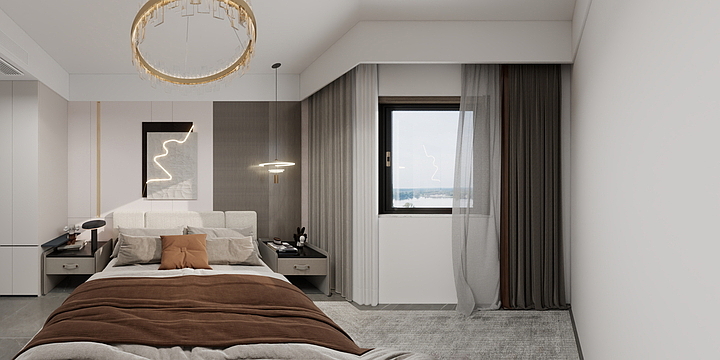 帝奥斯门窗鱼儿-中德英伦联邦95㎡3室-装修设计方案