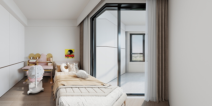 美多全定制家居-置地栢悦书香G3-1403-装修设计方案