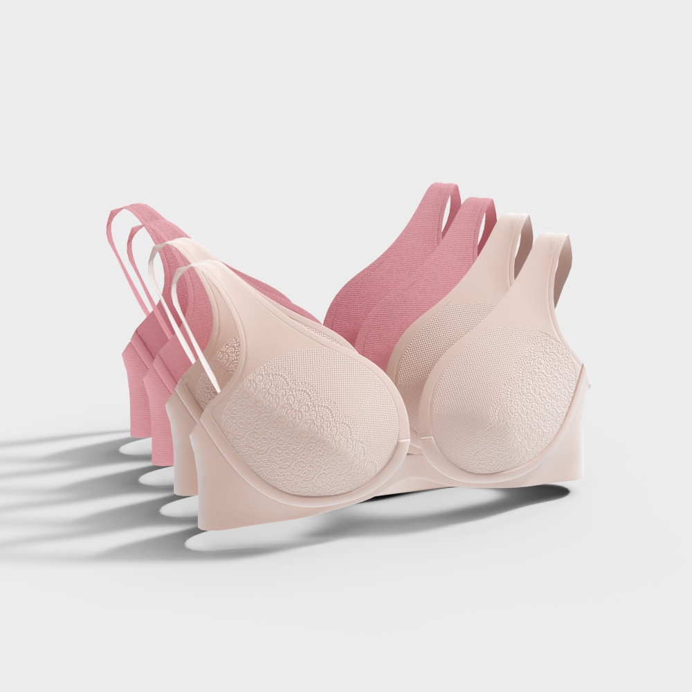 女士内衣3D模型