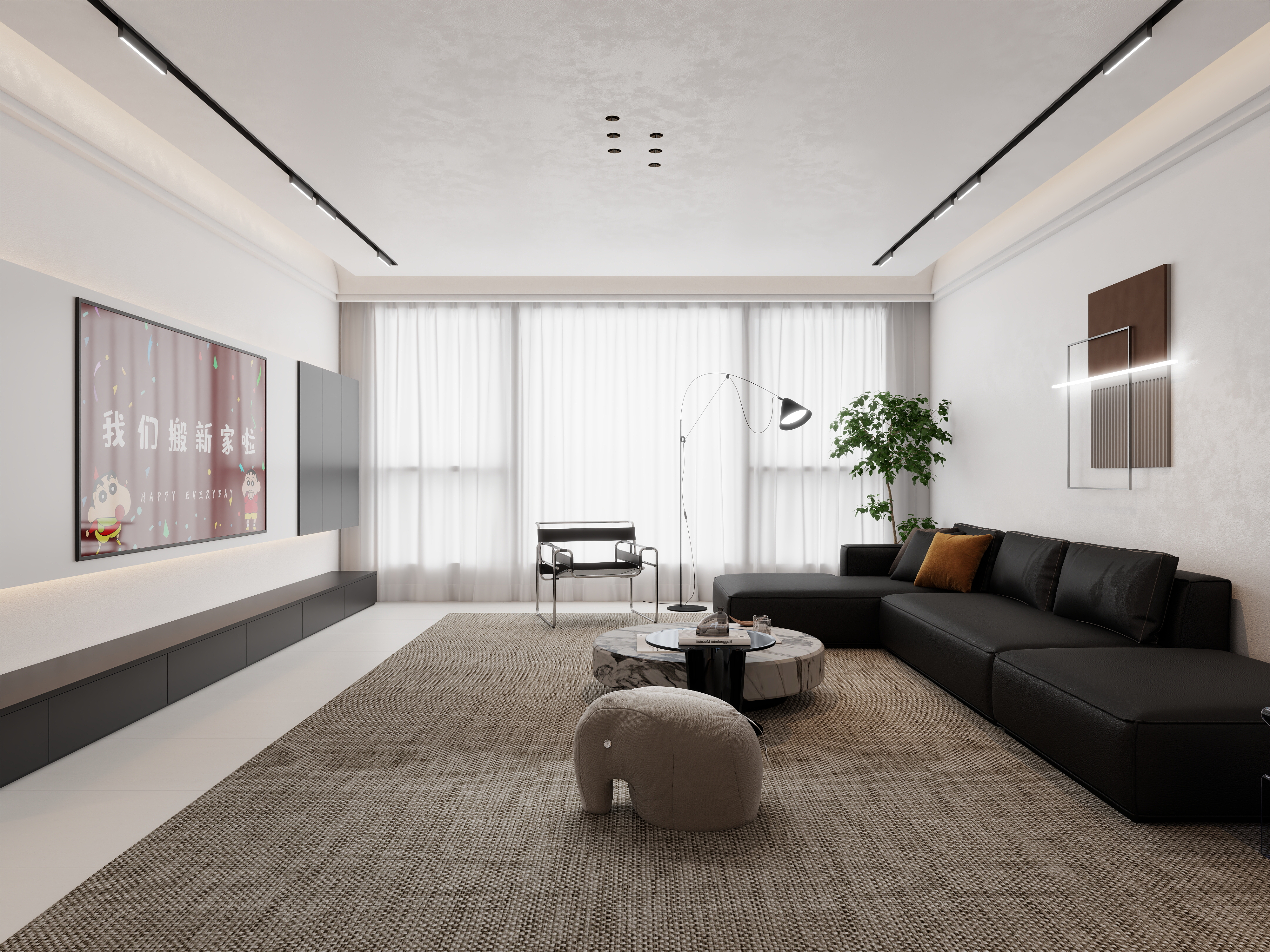 励志成为3d高手-现代简约-装修设计方案