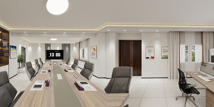 赵文军-铁路办公室-装修设计方案