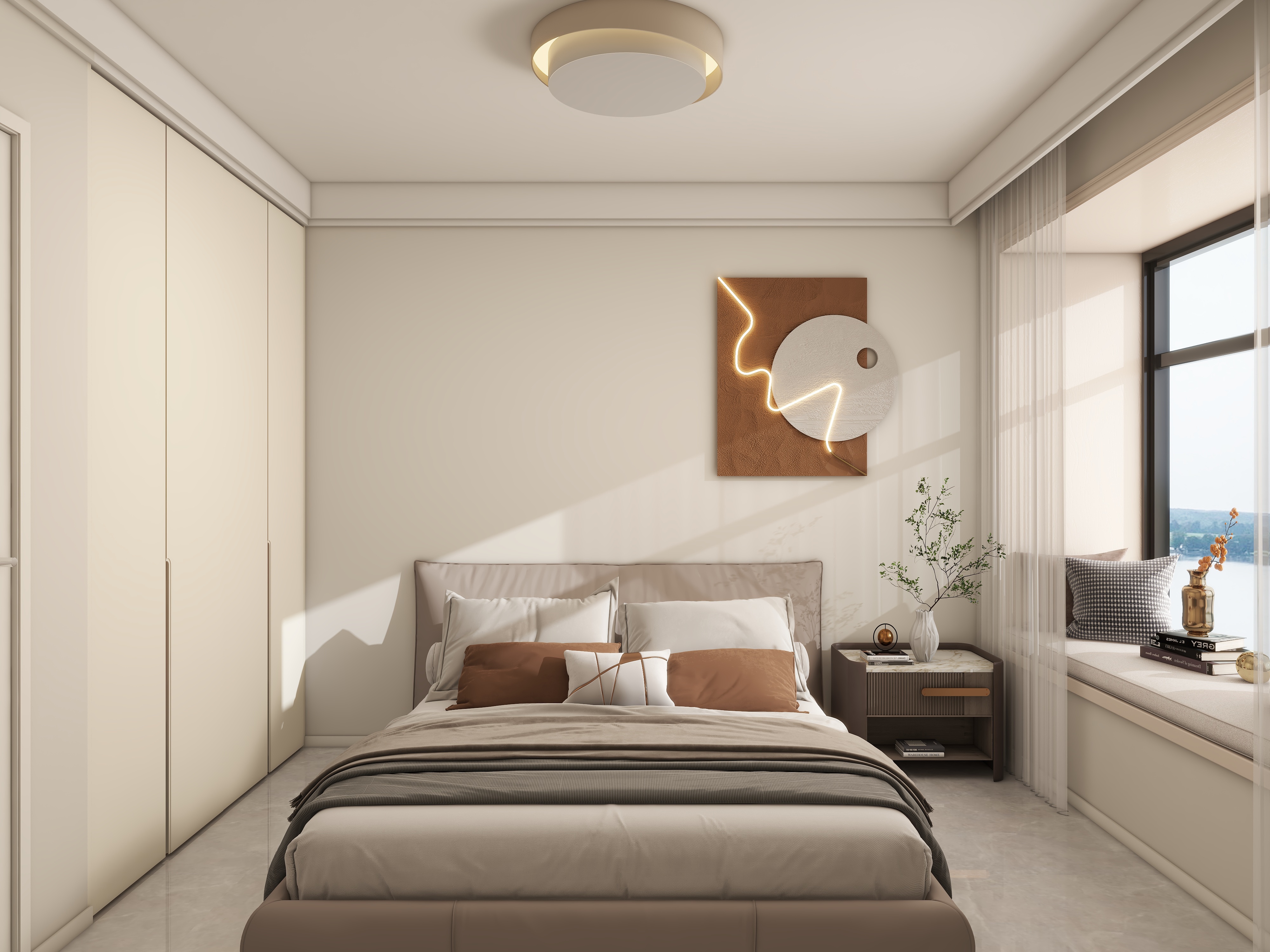 延安千年舟定制-明发 98²-装修设计方案