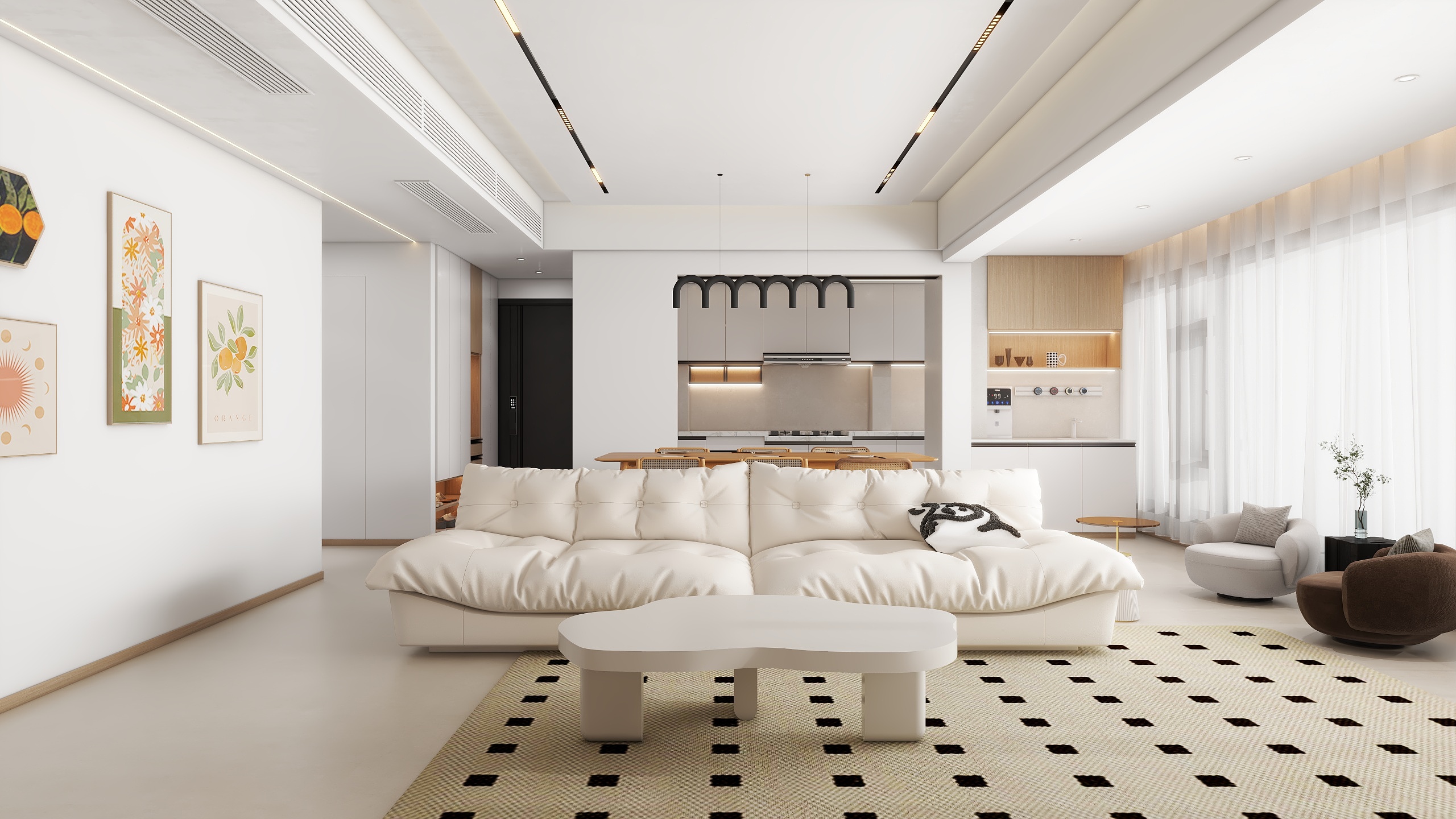 成爽-四川岳池雍合湾（123平方现代原木两居室）-装修设计方案