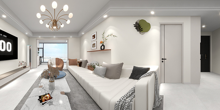 燕飞设计师-梅隆琚——风和日暖-装修设计方案