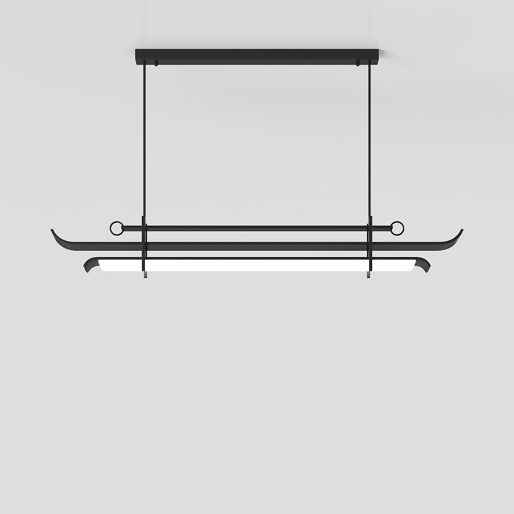 新中式吊灯3D模型