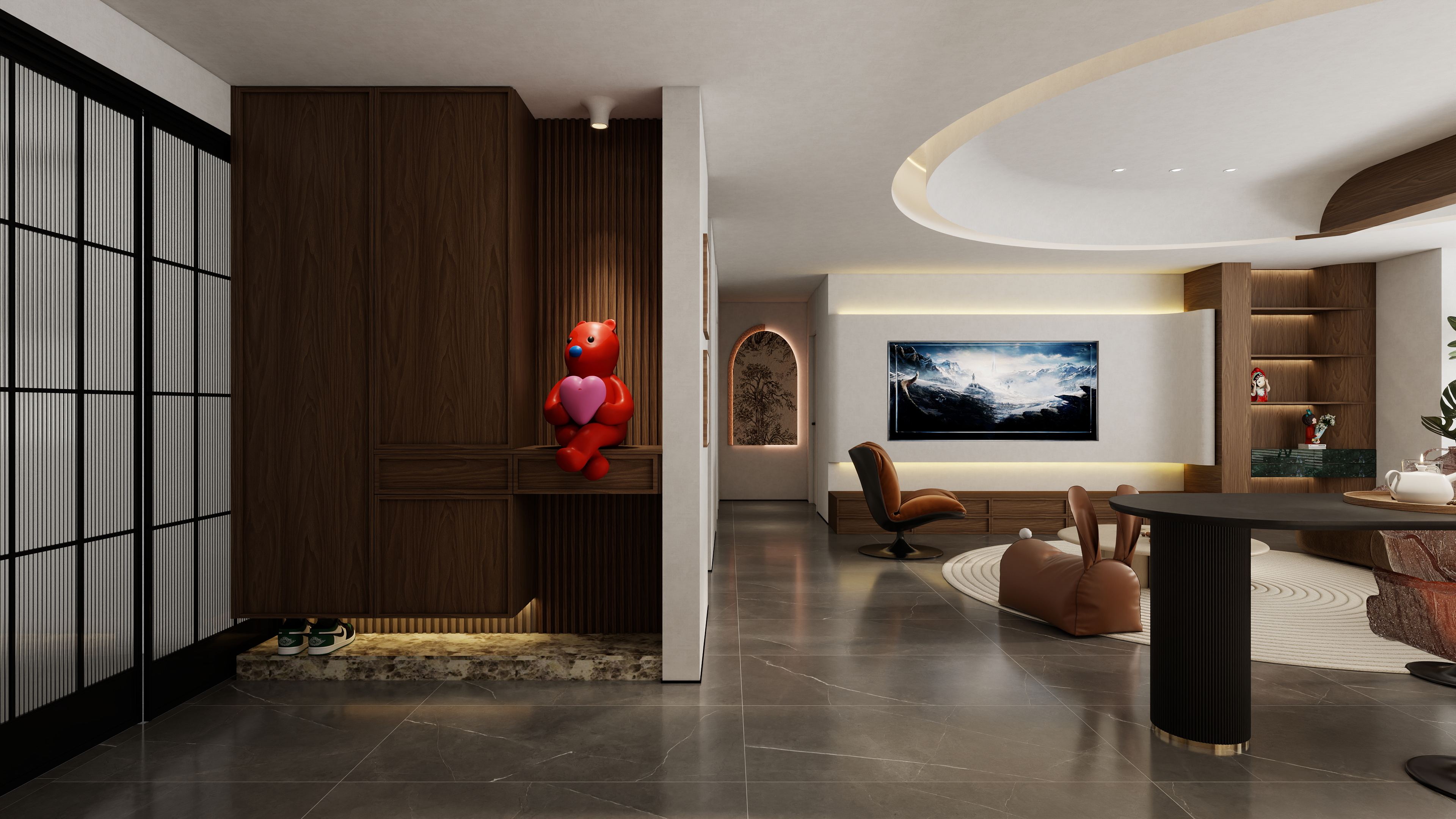 贵州贵阳店-吴立新-融创云湖十里122㎡4室-装修设计方案