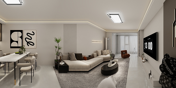 亦木全景设计平台-钱江盛景7-1-1202-装修设计方案