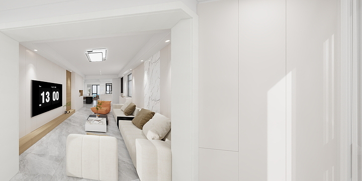 梦阁全案设计-山水春城4-806-装修设计方案