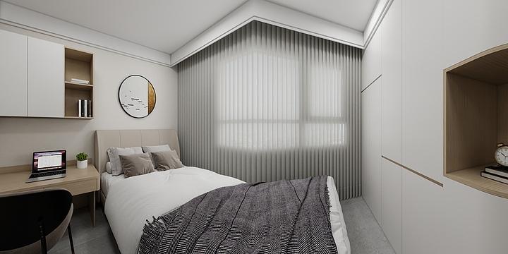 华硕设计丶刘硕-中苑小区新中式-装修设计方案