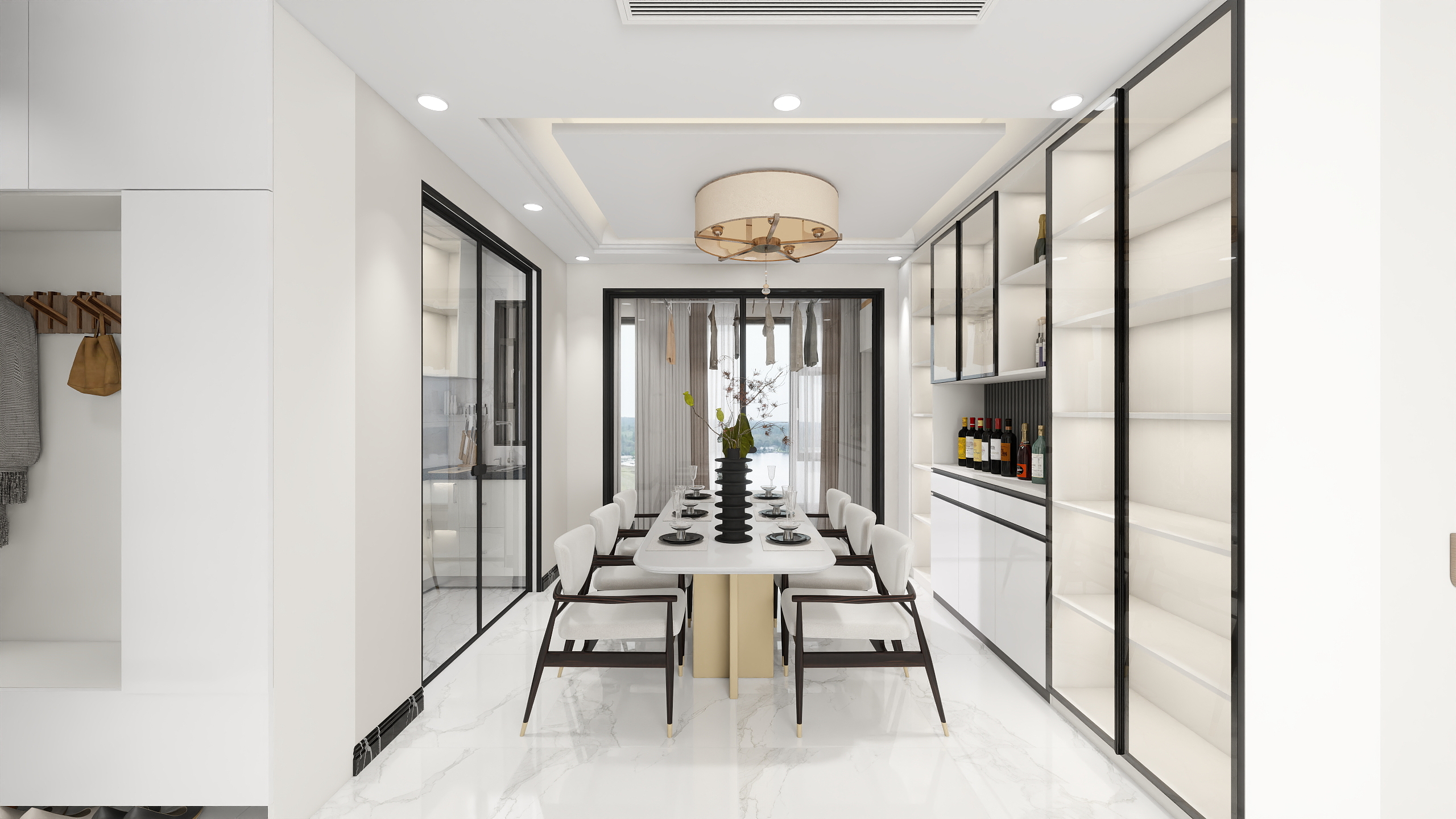 余子林-166㎡5室装修效果图