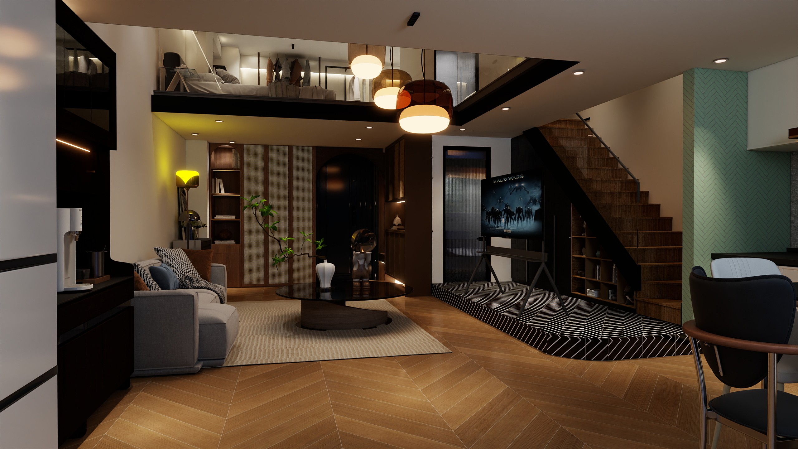 kaisibo-白沙洲天街loft住宅-装修设计方案