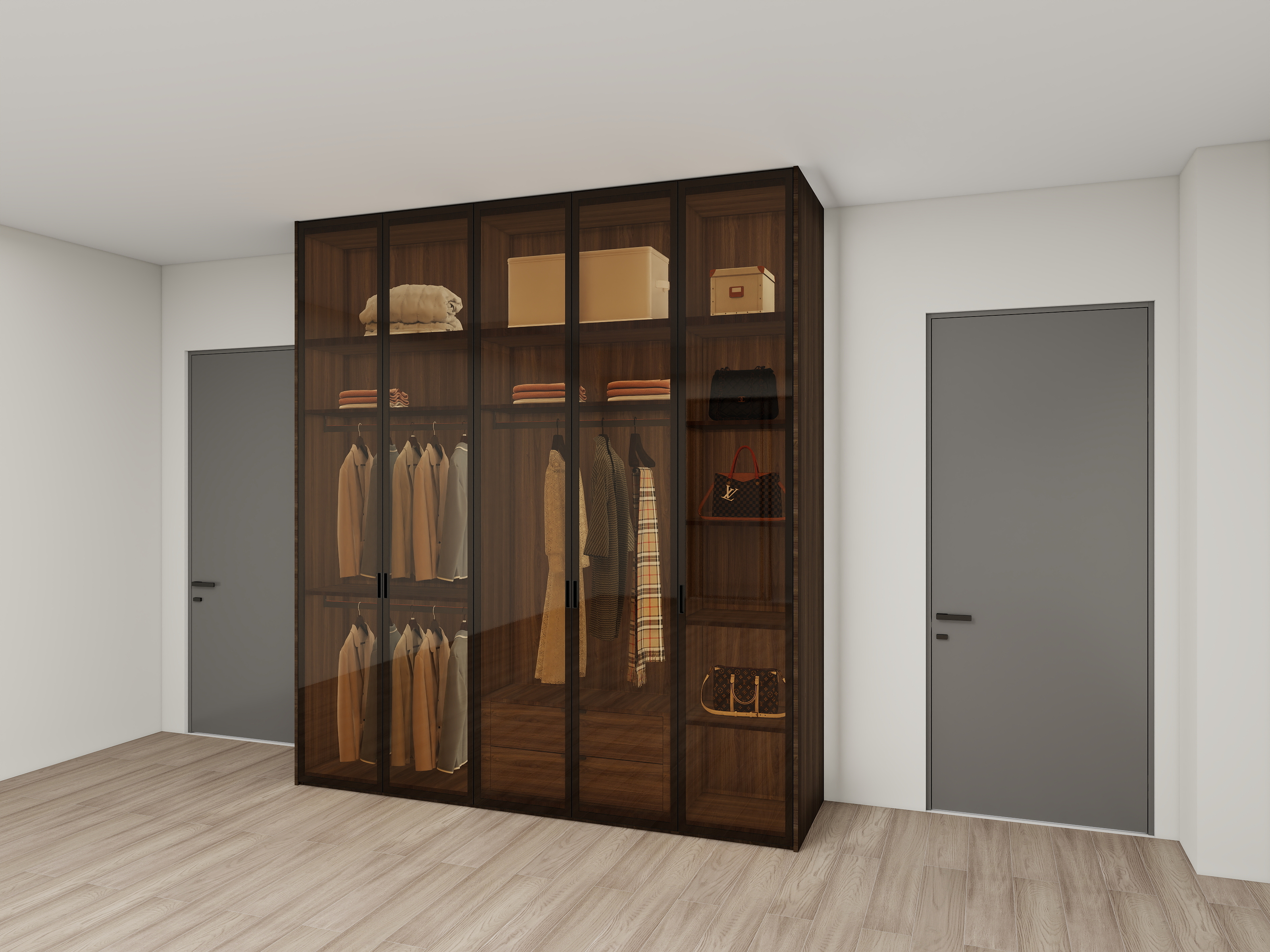 羽种人-二十二街-12号楼50㎡1室-装修设计方案