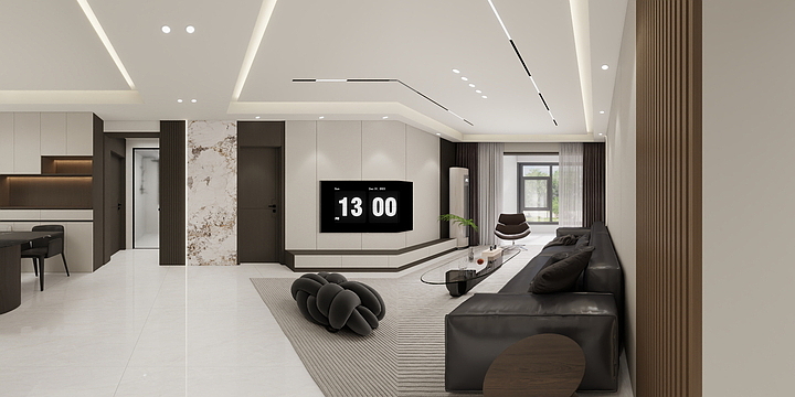 -小高设计-东方名城-装修设计方案