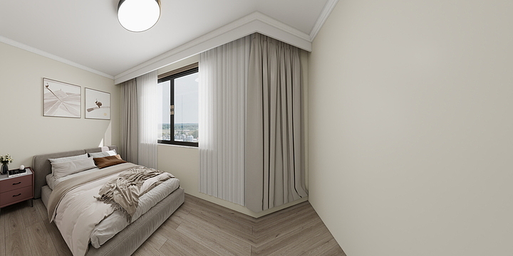 自家室内装饰装修团队-成飞152小区-装修设计方案