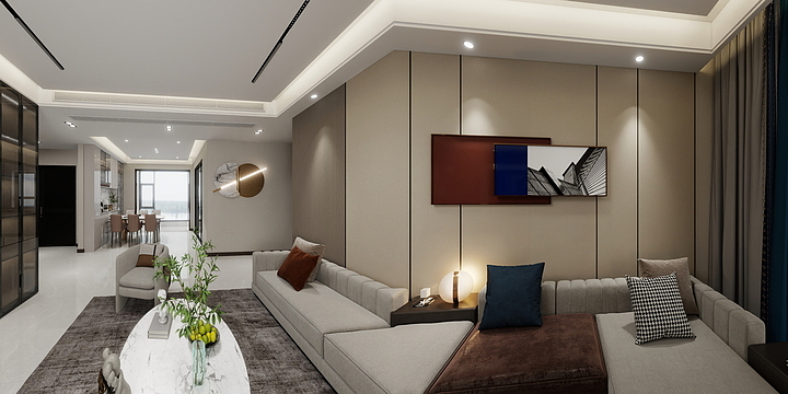 王平装饰13931036393-润安东瑞府王建政雅居-装修设计方案